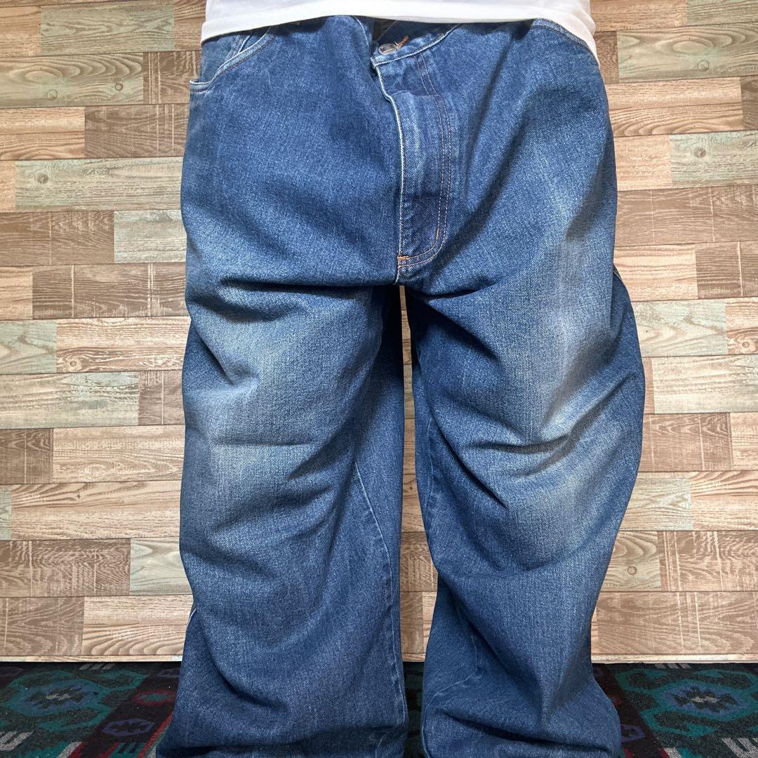 FUBUフブバギーデニムジーンズストリートw42極太b系y2k古着ヒップホップ