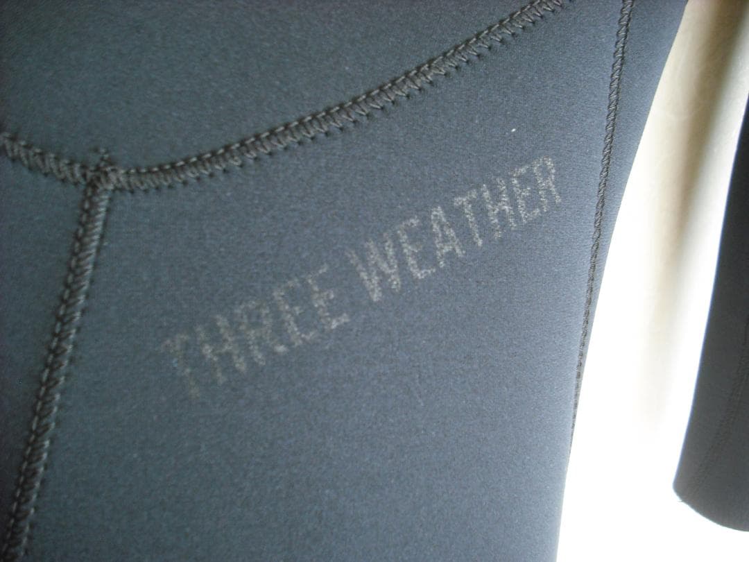 【国産・劣化なし】THREE WEATHER ウエットスーツ（フロントジップ）Ｍ