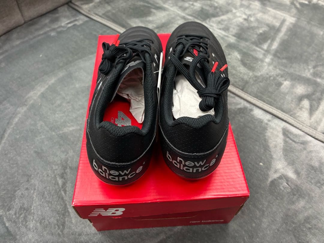 New Balance 442 44E ブラック/レッド　新品未使用