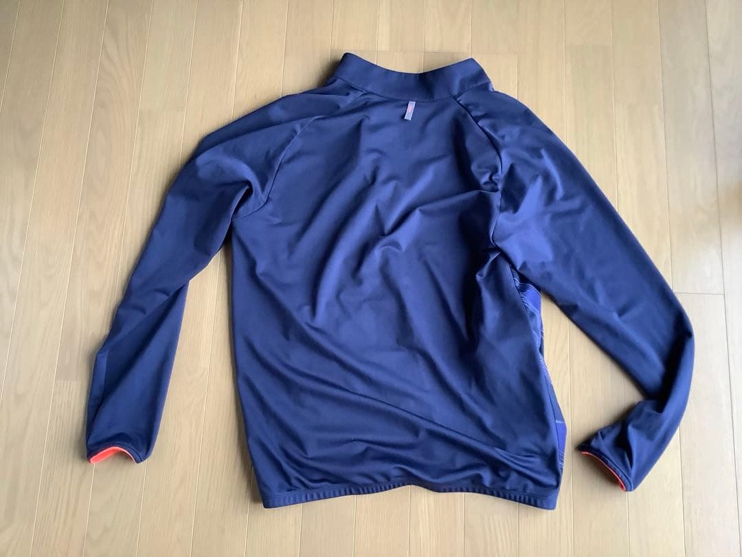 asics aim training ジャージ上下　ネイビー　上M下S