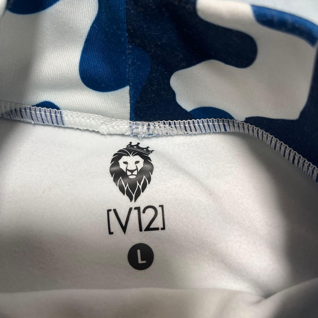 V12 ゴルフ　総柄　L ハイネック
