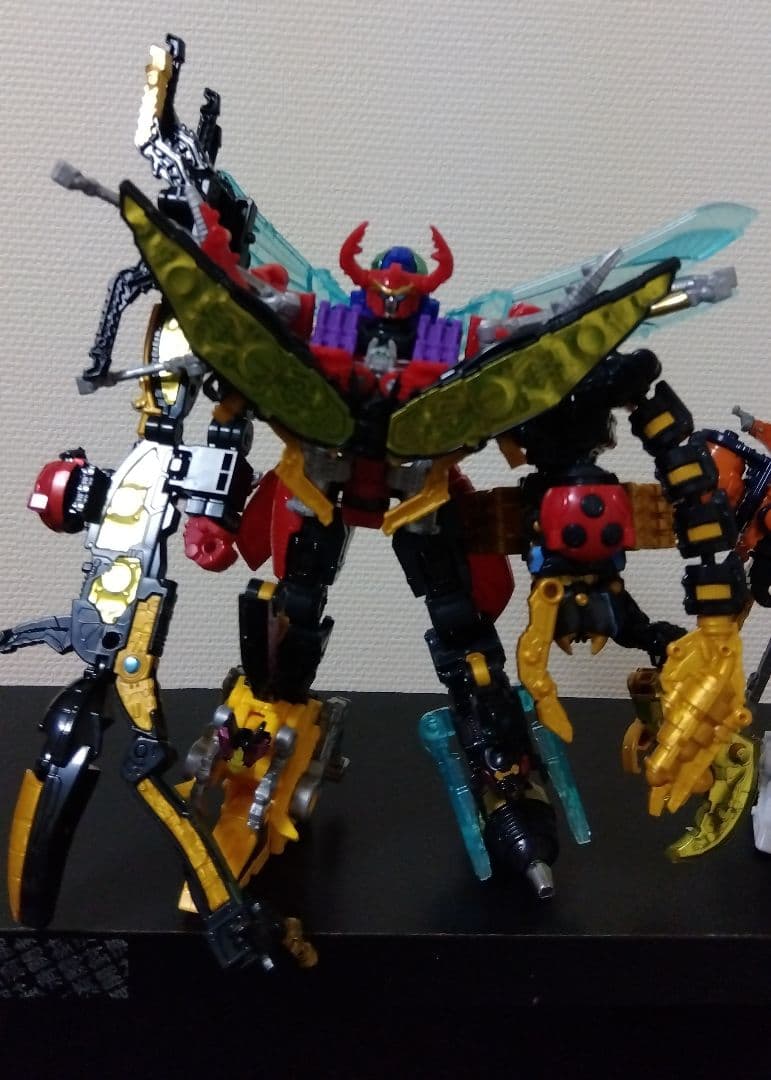 ル*ソ様 ミニプラ　キングオージャ　タランチュラナイト　キングコーカサスカブト