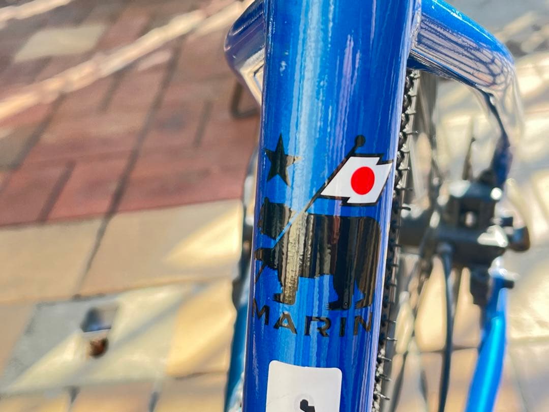 値下げ！クロスバイク MARIN 青　ディスクブレーキ　引取限定