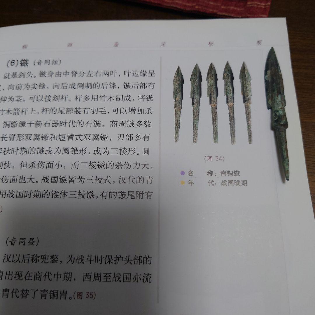 中国骨董　青銅剣頭　発掘品