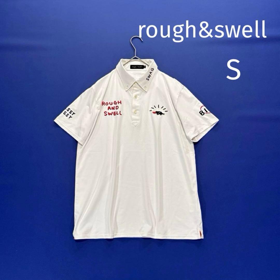 rough&swell ゴルフ 半袖ポロシャツ ホワイト S カモノハシ