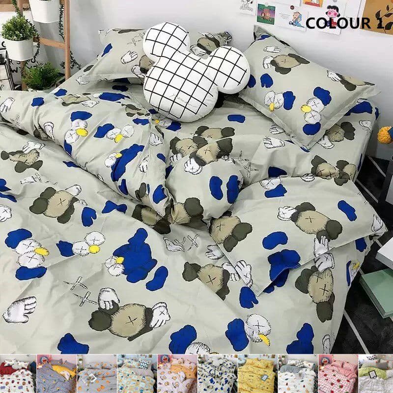 可愛い布団カバー セット シングル ベッドカバー 寝具セット 枕カバー おしゃれ