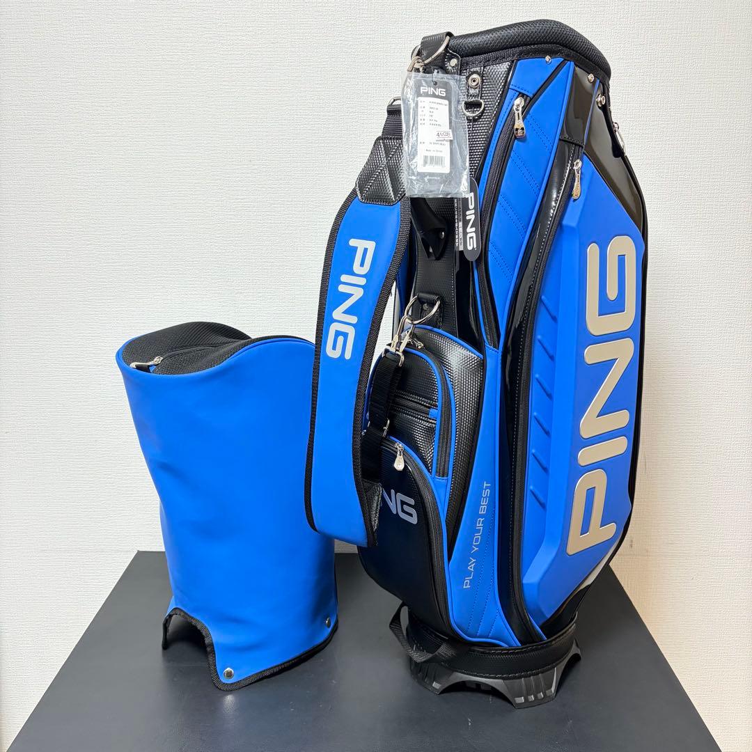 【極美品】PING オーセンティックカート ゴルフ キャディバッグ 9型 現行