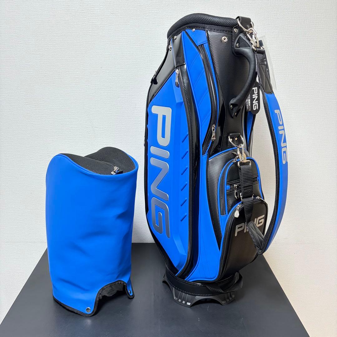 【極美品】PING オーセンティックカート ゴルフ キャディバッグ 9型 現行