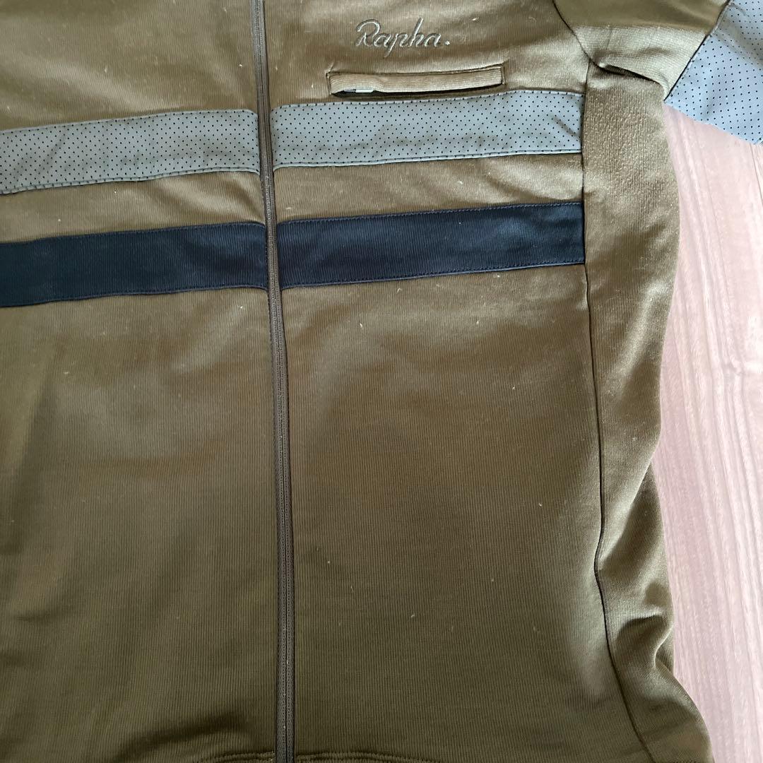Rapha オリーブ 半袖サイクルジャージ