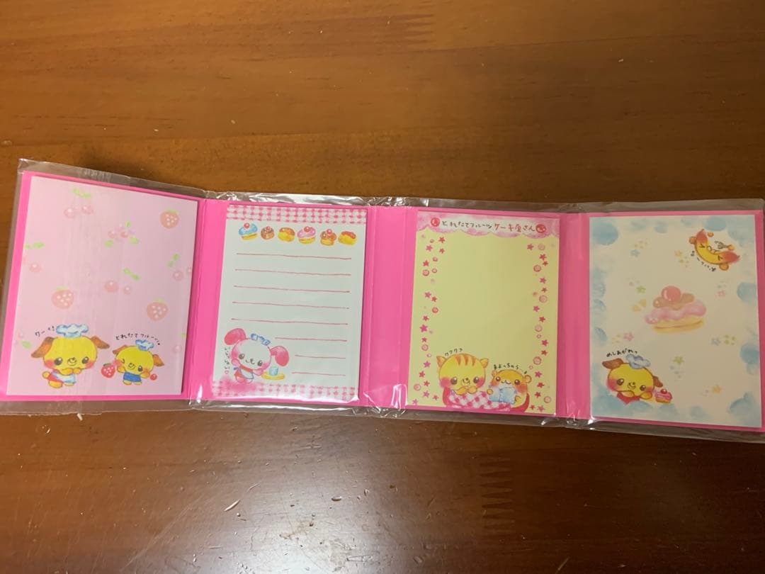 とれたてフルーツケーキ屋さん　メモ帳　平成レトロ　新品未開封