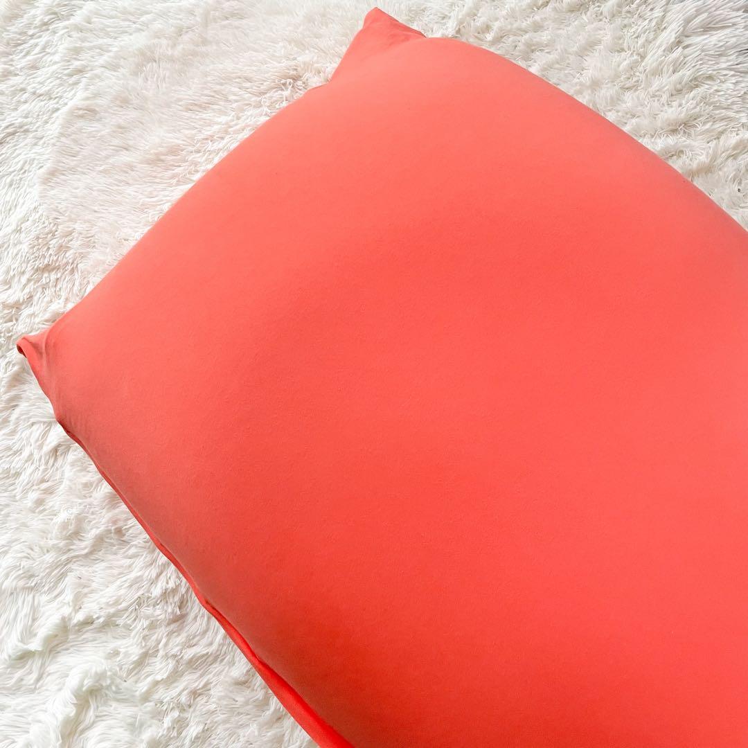 【美品】Yogibo Max 予備ビーズ オレンジ 引取可 クリーニング済