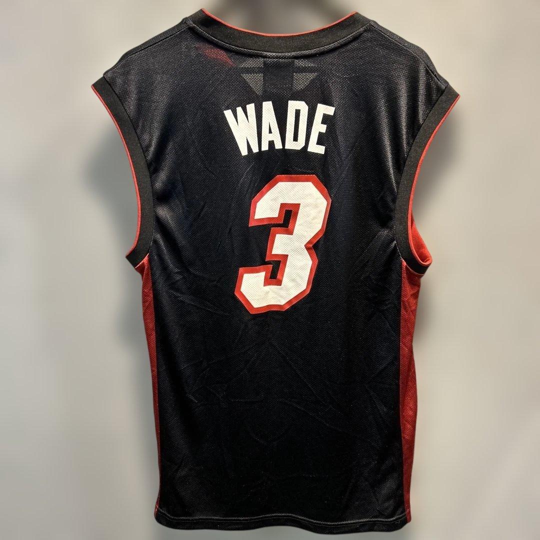 #634 HEAT ビブス　ユニフォーム　バスケ　3番　WADE Ｓ　古着