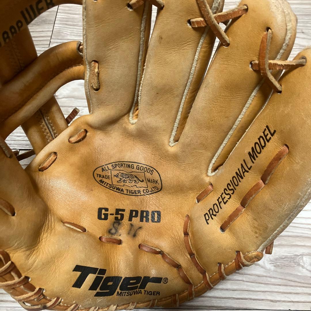 MITSUWA G-5 PRO Tiger Brand 硬式グローブ