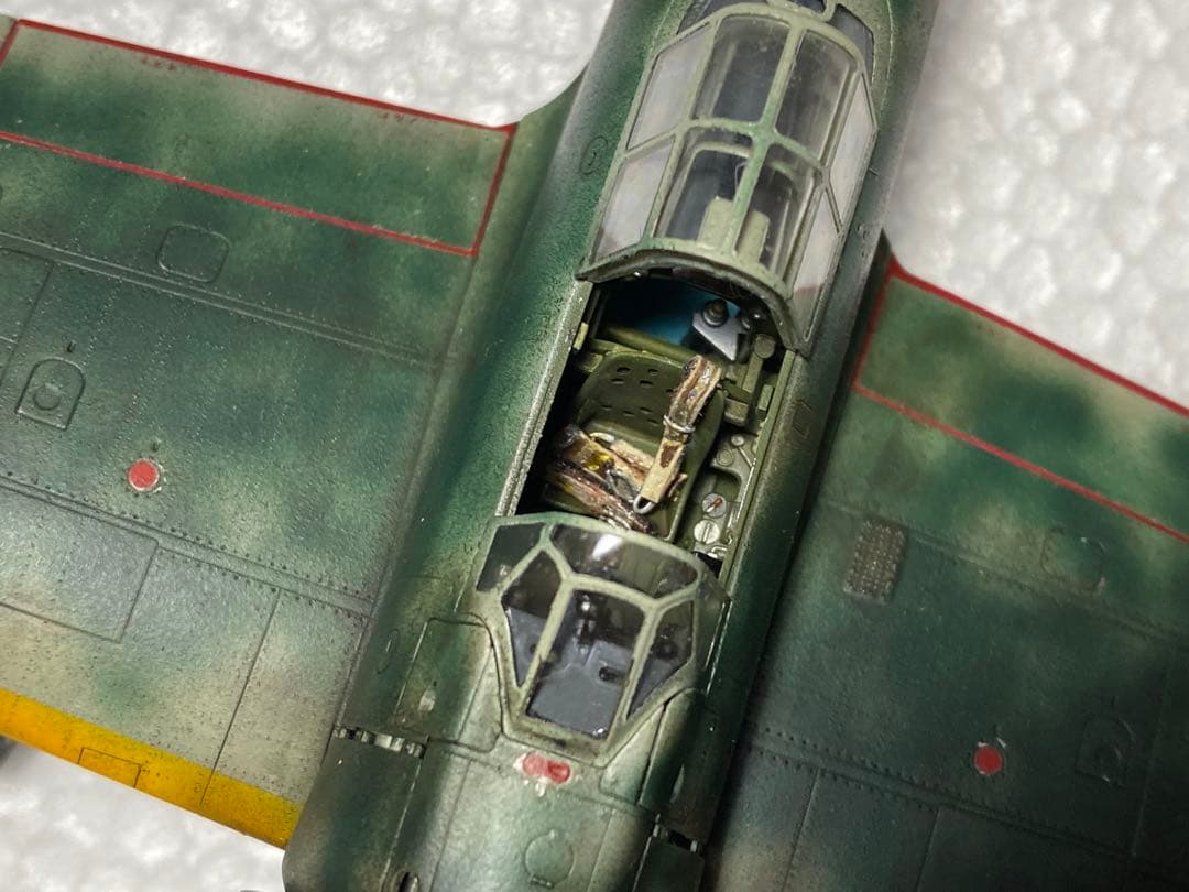 完成品　タミヤ 1/48 零戦 零式艦上戦闘機 22型　ラバウルの魔王　西沢広義