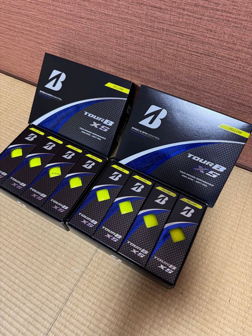 ブリヂストン TOUR B XS イエロー 2ダース