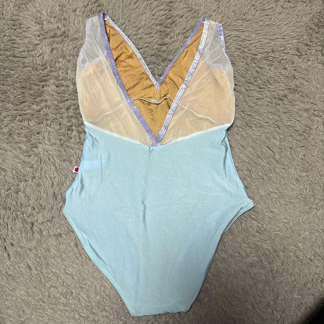 【美品】バレエレオタード　YUMIKO　ALICIA メッシュ　Lサイズ