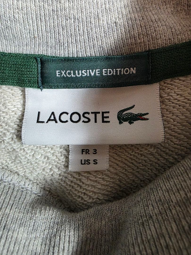 BEAMSGOLF×LACOSTE モックネックスウェットシャツ