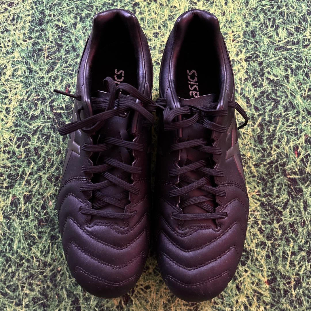 新品 ASICS サッカースパイク 取り替え式 25.5 ブラック