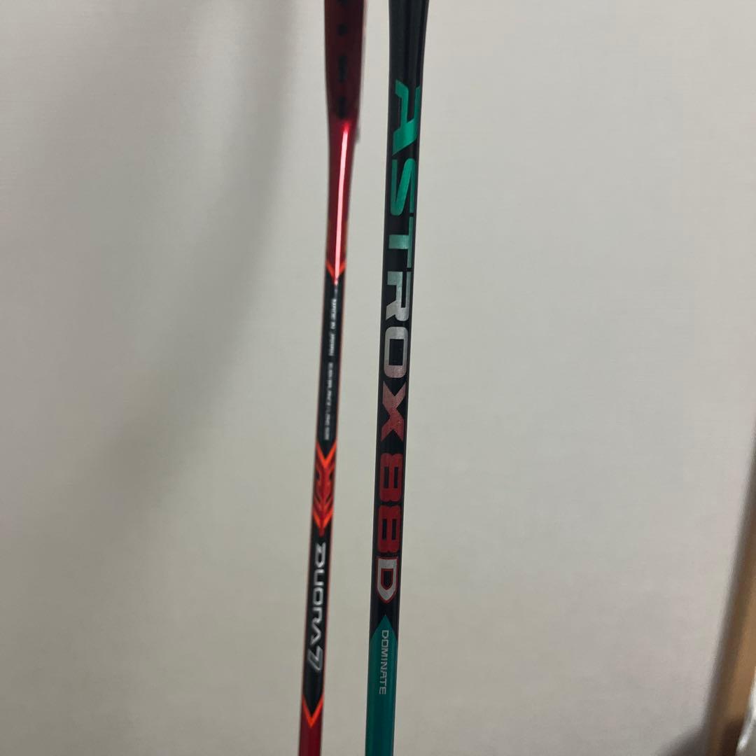ASTROX 88D & DUORA 7 バドミントンラケットセット　ジャンク品