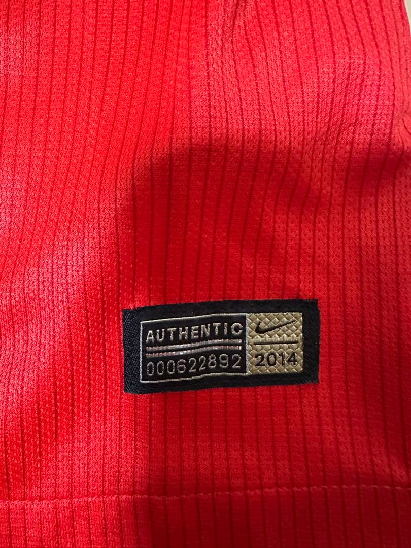 【美品】NIKEイングランド代表ユニフォーム 2014年W杯モデルジェラード4番