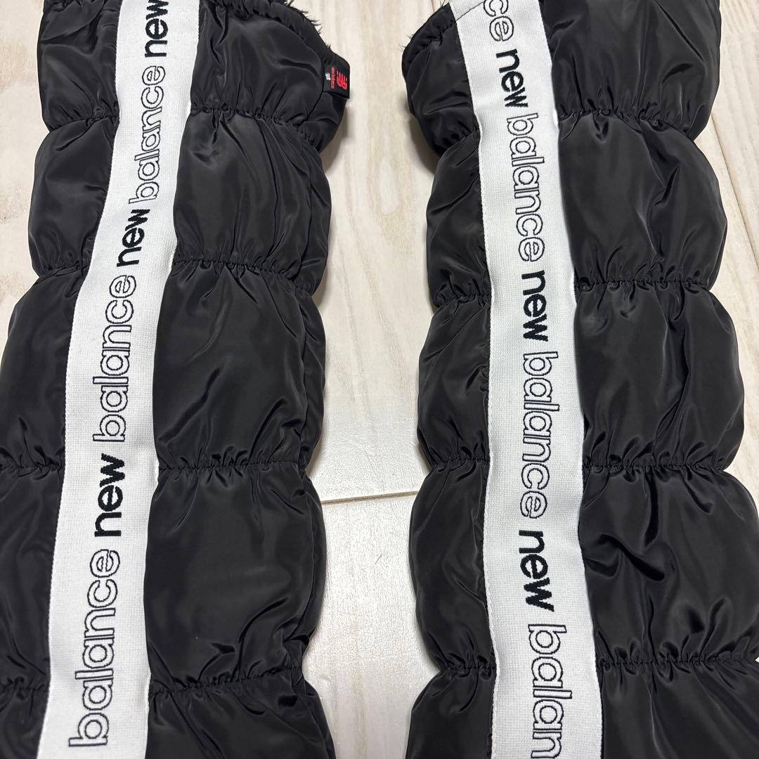 未使用New Balance ファー　レッグウォーマー　黒　ゴルフ　 ブラック