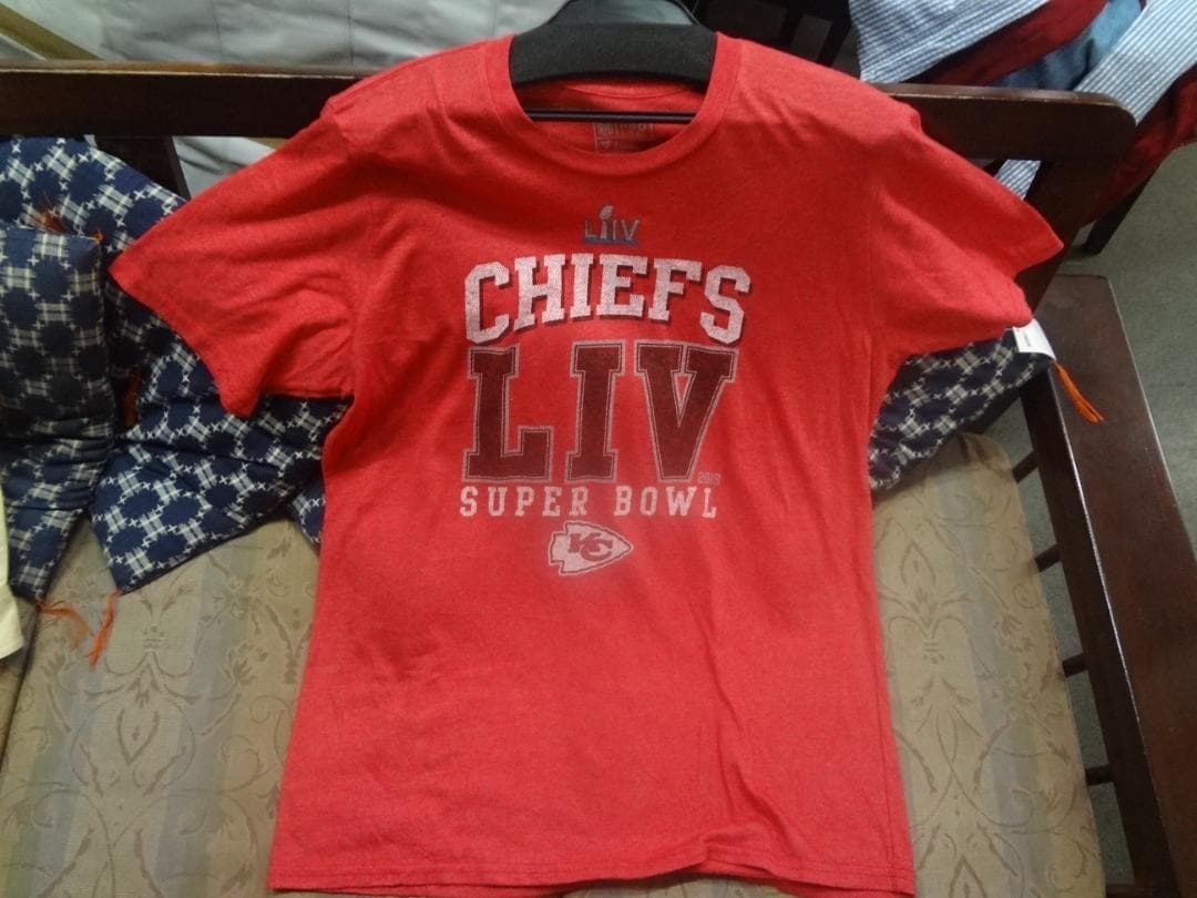 秋SALE　　ヴィンテージ●チーフス スーパーボウル LIV Tシャツ XL