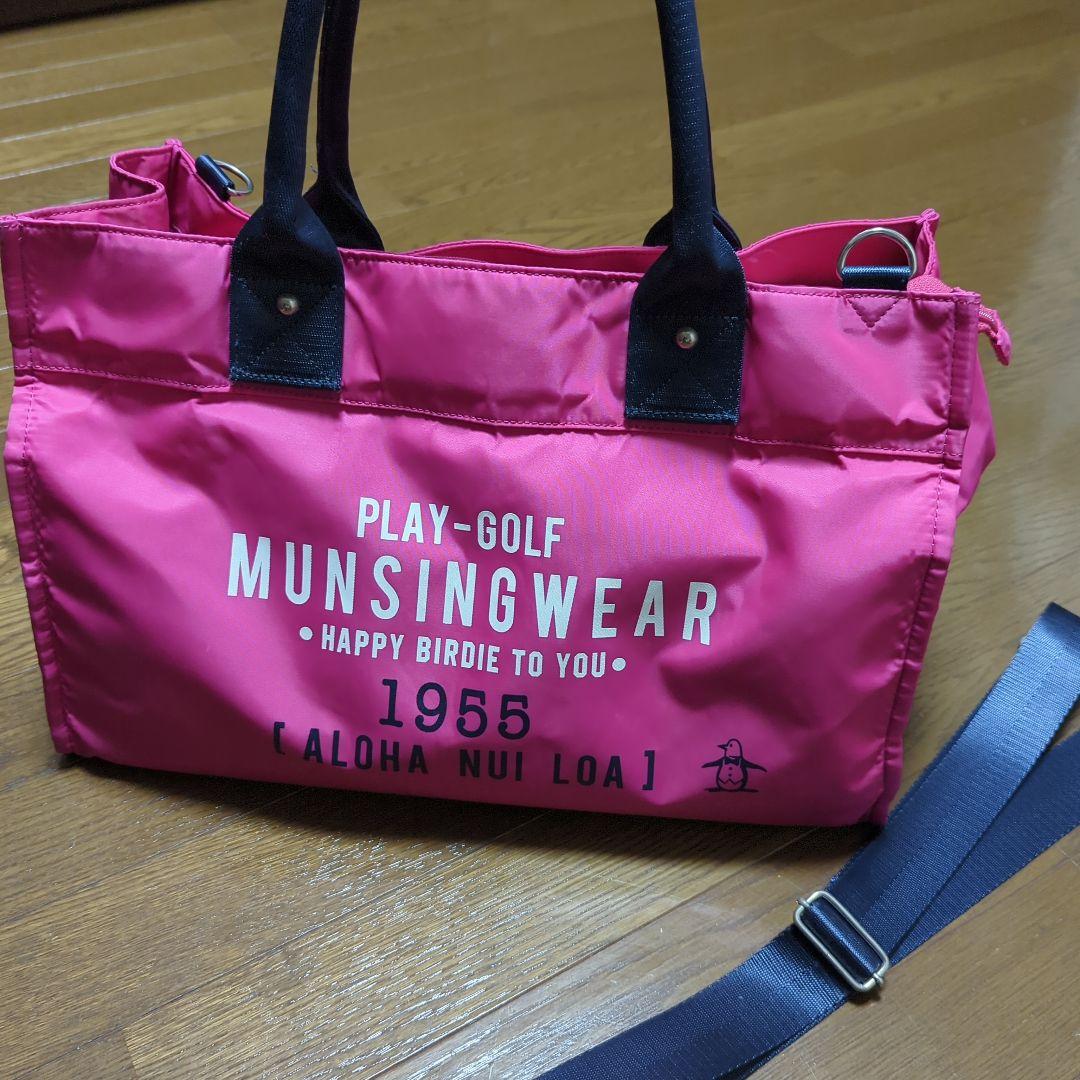 Munsingwear ゴルフバッグ ピンク