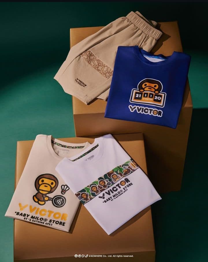 VICTOR x BABY MILO STORE® 白Tシャツ　M