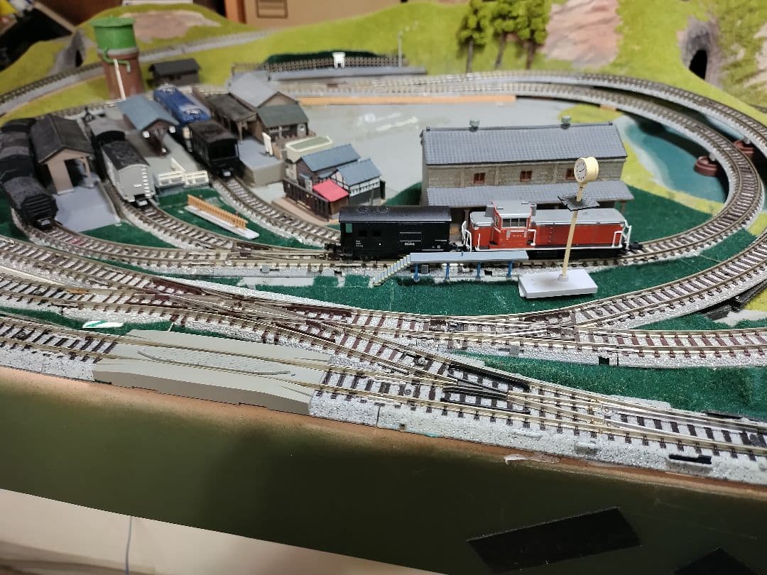 Nゲージ 鉄道模型 日笠鉄道セレブなダブルスリップポイント採用レイアウト