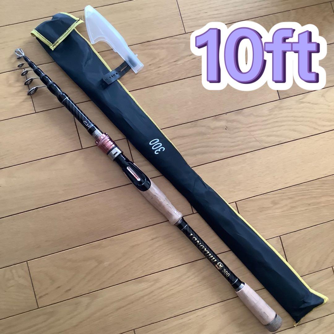 ショアジギ　サーフ3mコンパクトロッド&スピニングリール3000番