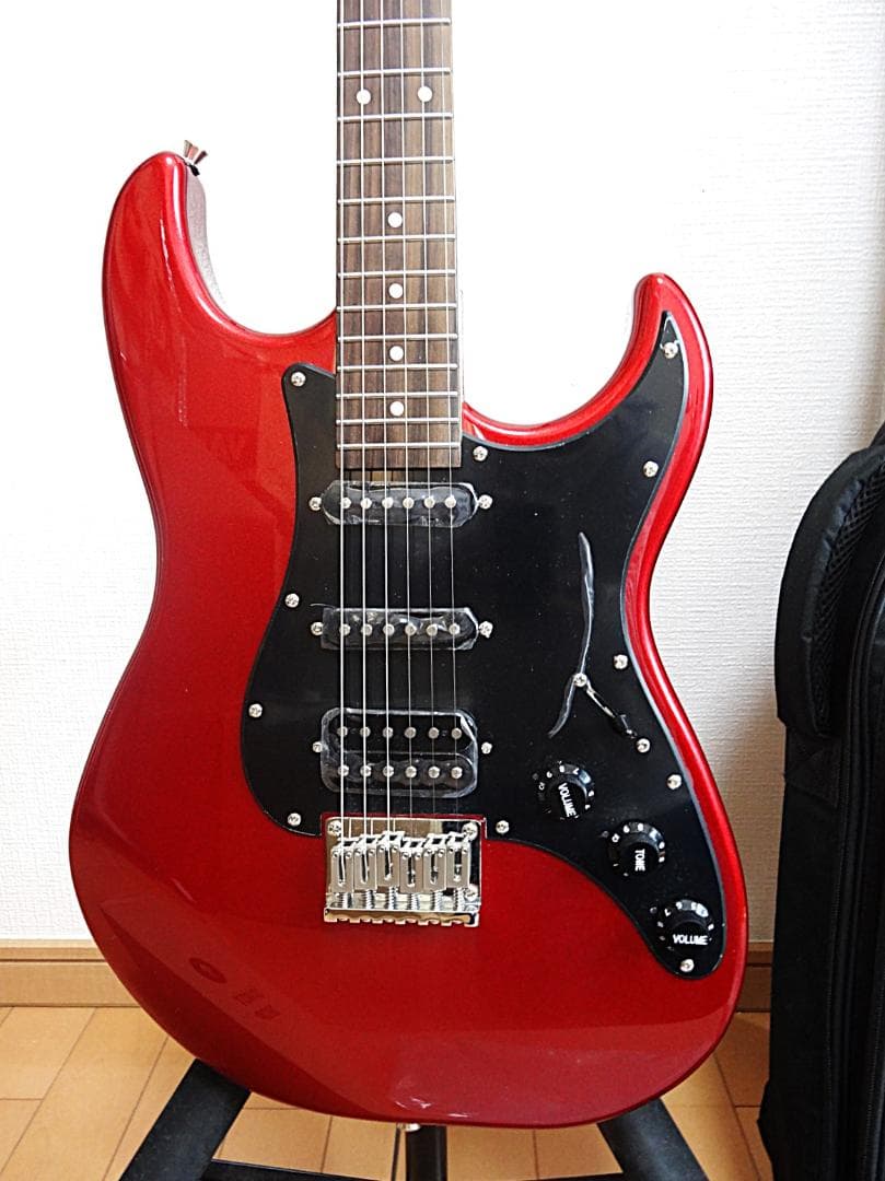 送料無料 PEOZ / TR3【スマートギター】ストラトタイプ　RED