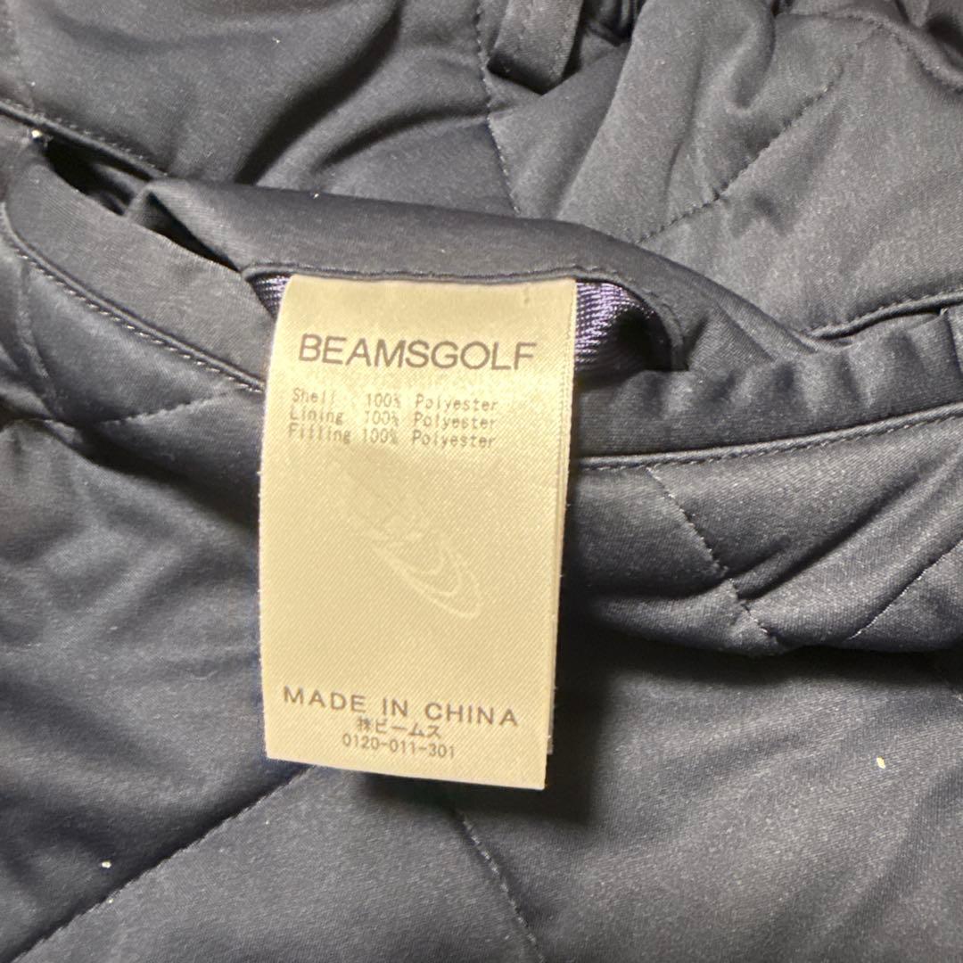 BEAMS GOLF ネイビー　キルティングパンツ S