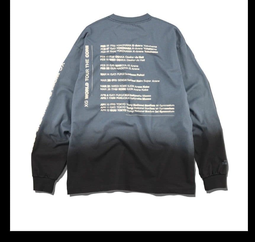 【新品未使用 手元有】XG THE CORE ロングスリーブT GRAY XL