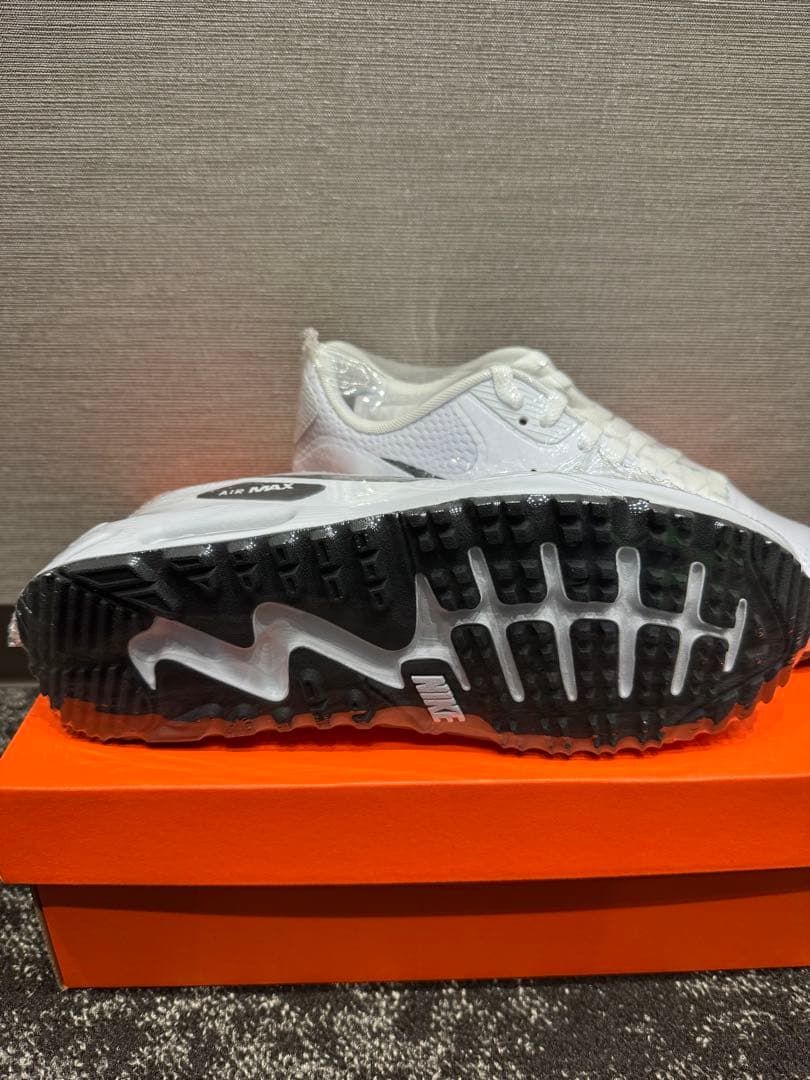 Nike Air Max 90ホワイト　ゴルフスパイクレス　新品