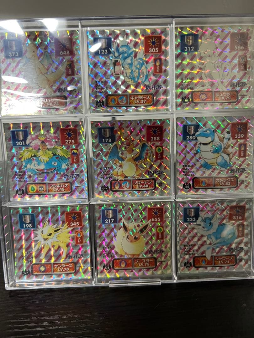 ポケモンシール烈伝1990年代　リザードン カメックス　フシギバナ