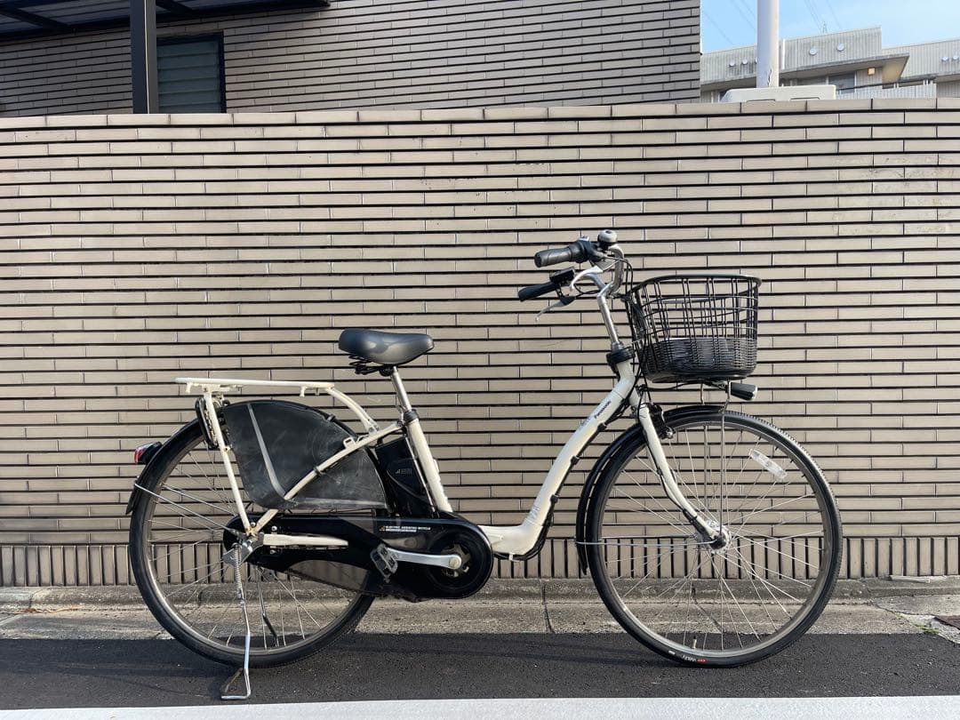 アイボリー パナソニック電動アシスト自転車 シティタイプ26CPTR34