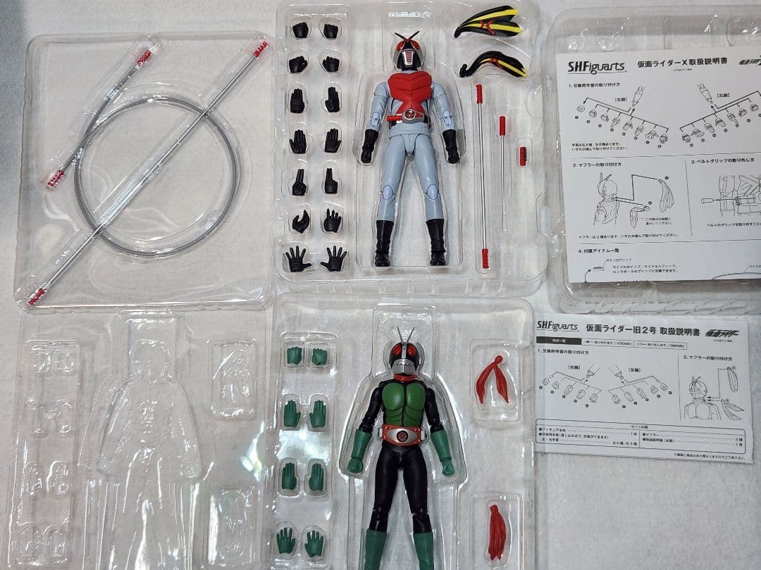 大*雅様 SHFiguarts 仮面ライダー　1号　2号　X　プレバン限定　フィ