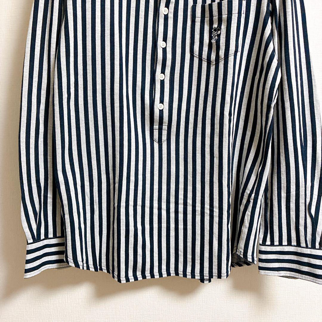 パーリーゲイツ　スヌーピー　ストライプ　長袖　シャツ　PEARLY GATES