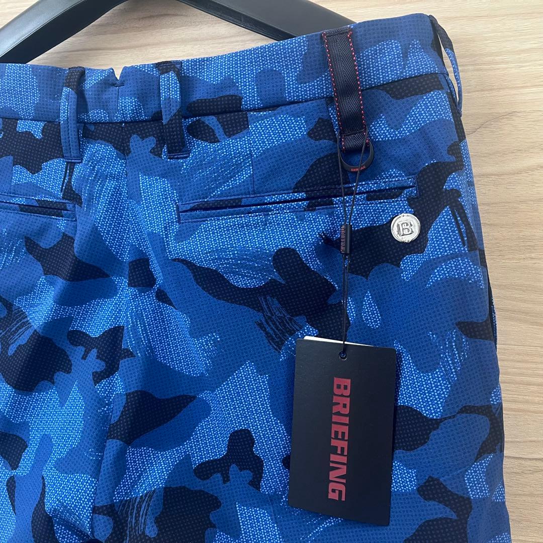 新品★27,500円 メンズS BRIEFINGゴルフ カモフラショートパンツ
