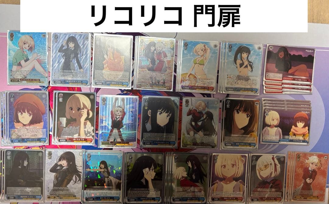 ヴァイスシュヴァルツ　構築済デッキ 5個セット　スリーブ付き
