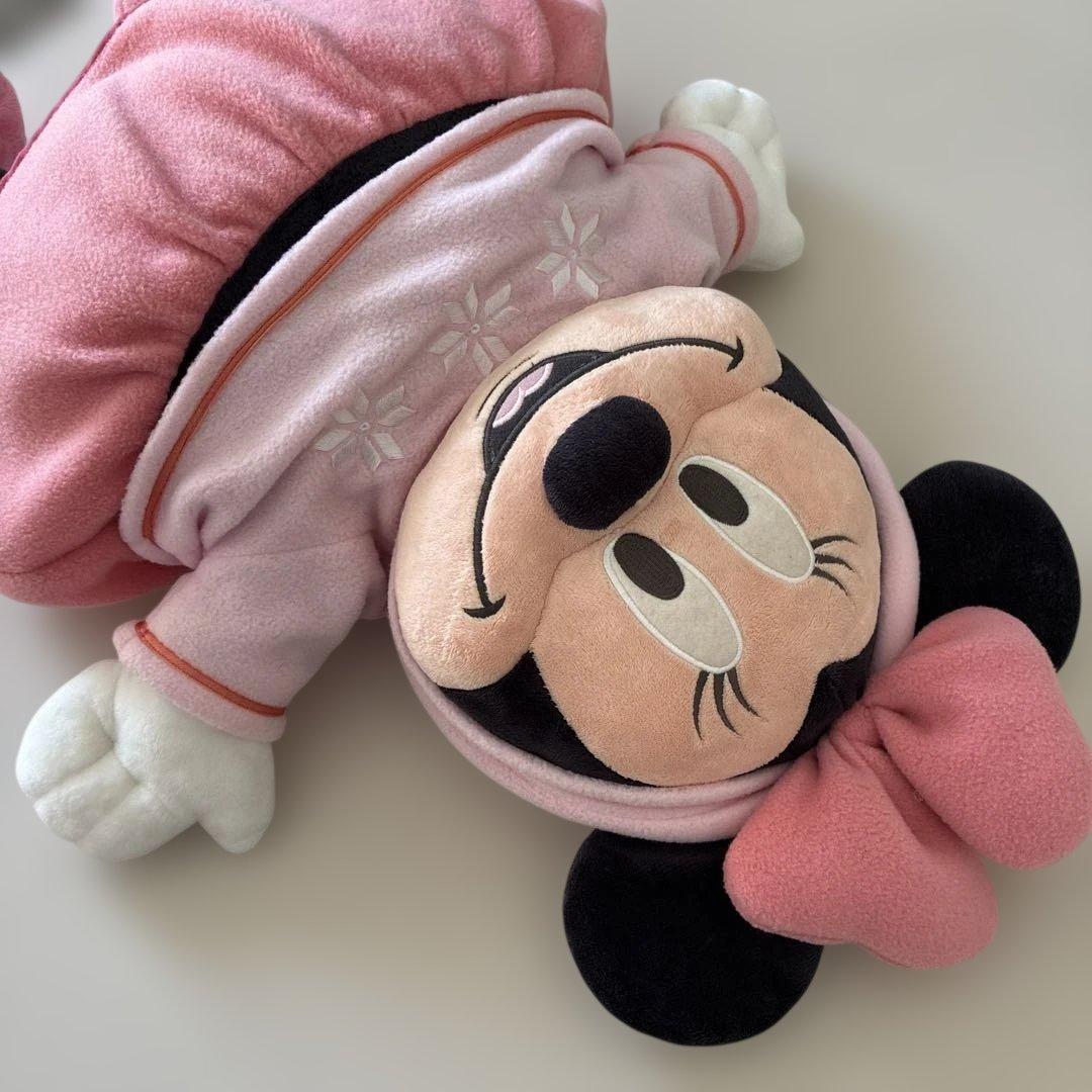 ミニー　ディズニー　ぬいぐるみ　ブランケット　冬