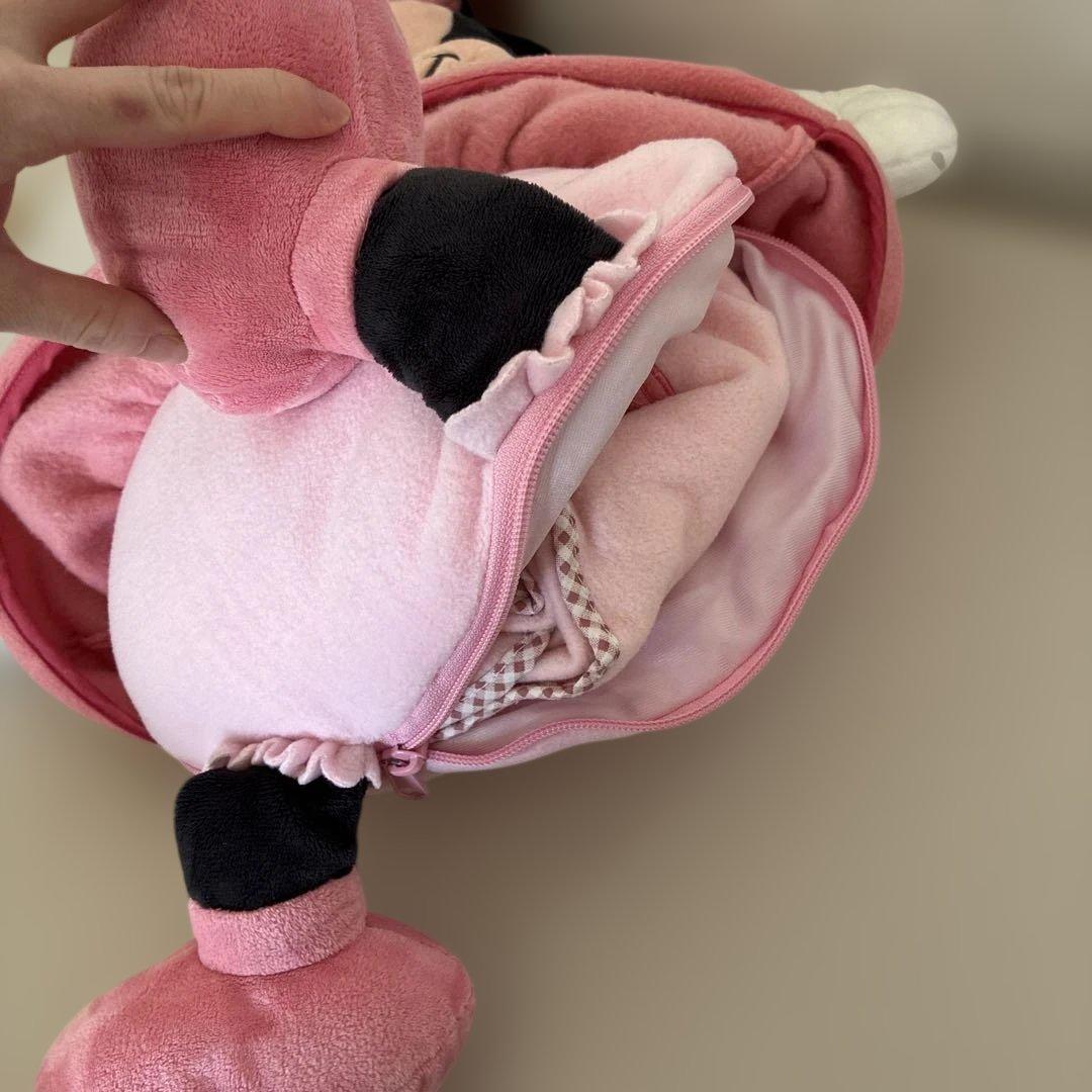 ミニー　ディズニー　ぬいぐるみ　ブランケット　冬