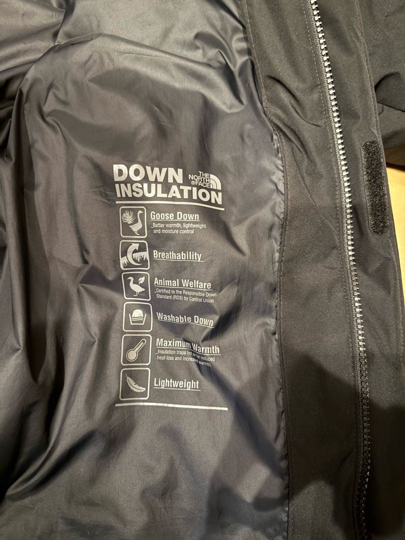 THE NORTH FACE ブラック ベンチコート