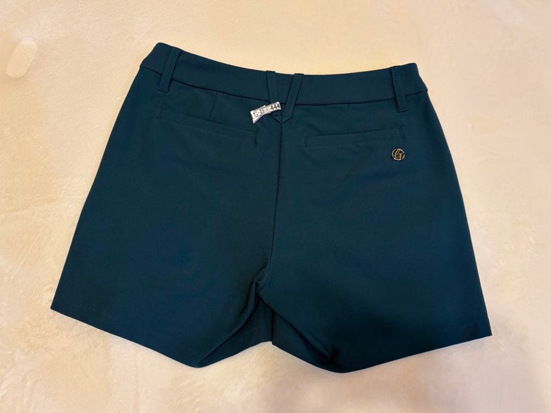 DESCENTE GOLF ツイルプリーツショートパンツ Sサイズ 春夏 美品