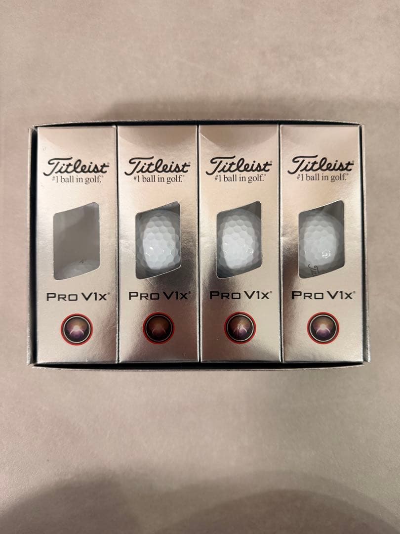 Titleist ProV1x 11球+ Tour B XS2スリーブ