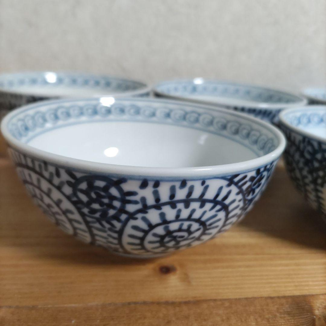 有田焼　幸麓窯　田代幸雄作　蛸唐草　飯碗５個セット