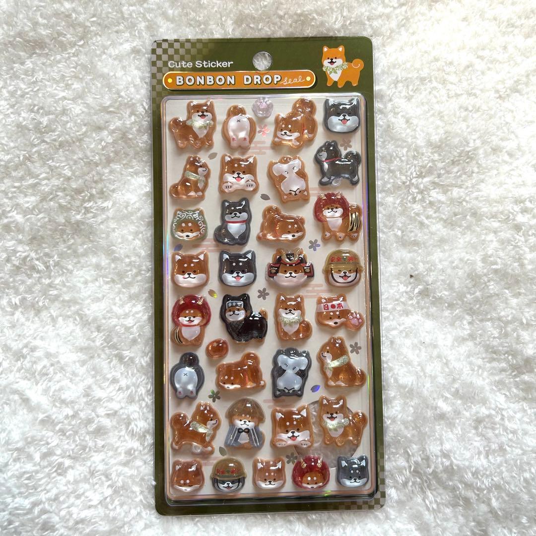 【正規品】ボンボンドロップシール和柄　7シートセット