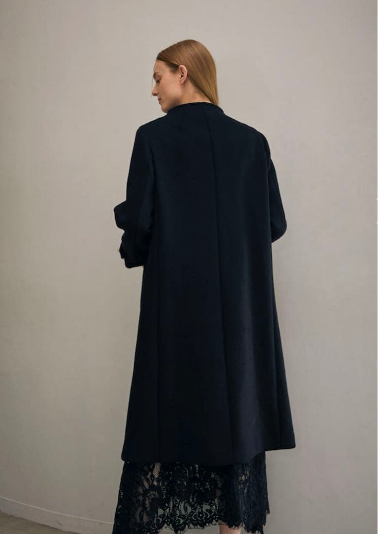 美品 Stina スティナ クローゼット ウール パールボタンコート36 完売品