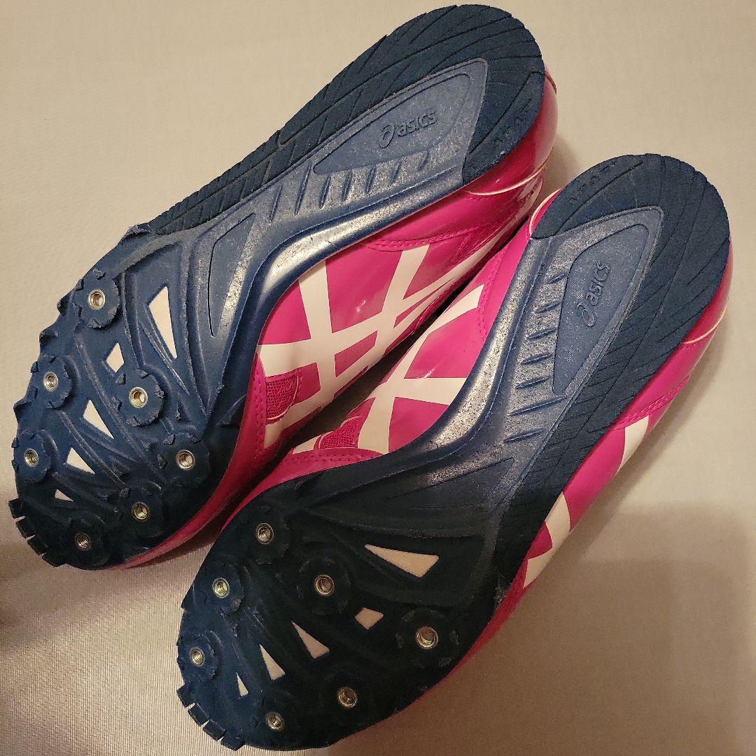 asicsエフォート　 スパイクシューズ　ピンク29センチ