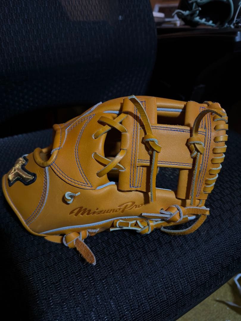 Mizuno pro軟式グローブ オレンジ